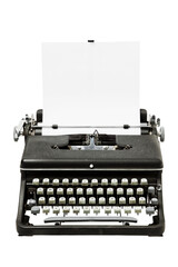Vintage Typewriter isolated with transparent background - 522415576