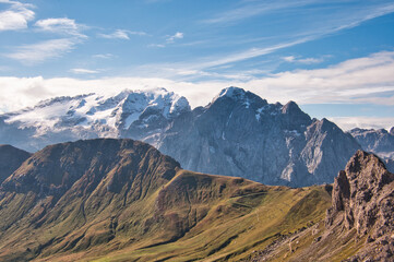 Via del Pan and Marmolada, Alta Via 2, Dolomites, Italy