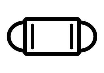 シンプルなマスクのアイコン