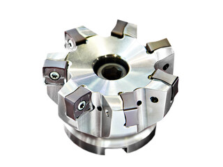 Milling cutter for metal isolated white