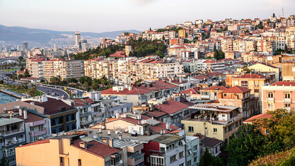 Bird's eye view of Izmir, Turkey