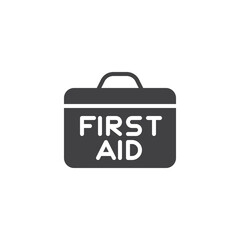 First aid kit vector icon