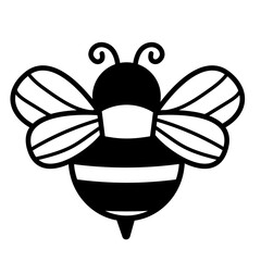 Cut bee cartoon  element