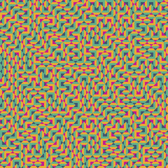 Fototapeta premium Color Rhombus tile tessellation pattern illustration