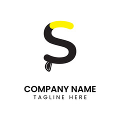 S logo design with tongue combination 