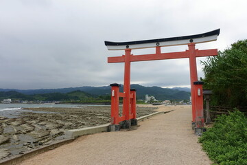 青島神社　参道　鳥居