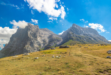 Appennini mountains, Italy - The mountain summit of central Italy, Abruzzo region, above 2500 meters