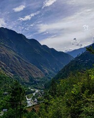 landscape in the mountains