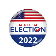 Election 2022 USA Button