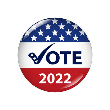 Election 2022 USA Button