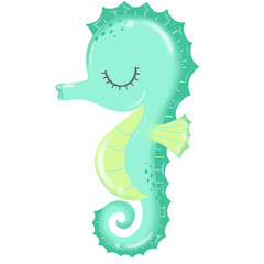 Fototapeta premium Close Eye - Sea Horse