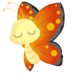 Close Eye - Butterfly