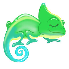 Close Eye - Chameleon