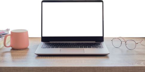 Computer laptop on the table