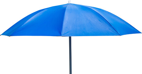 umbrella blue in transparent background.