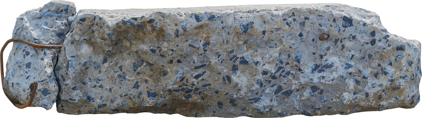 Concrete rubble broken, Broken concrete
