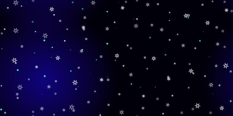 Fototapeta premium Falling Snowflakes seamless pattern flying snow