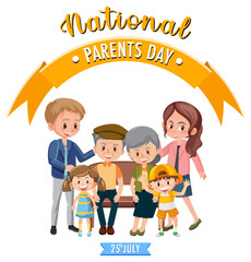 National Parents Day poster design