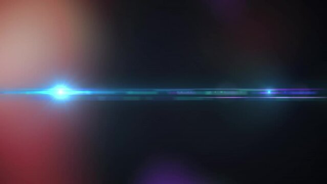 Digital design video with abstract light effect, copy space