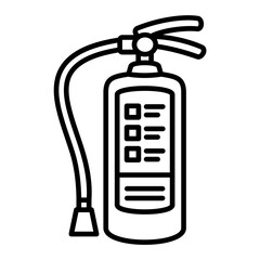 Fire Extinguisher Line Icon