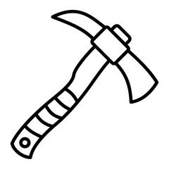 Pickaxe Line Icon