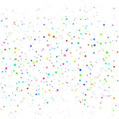 confetti on white