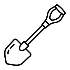Shovel Line Icon