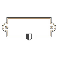 Vintage Retro Vector Logo for banner