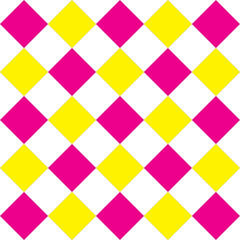 seamless pattern with squares yellow and pink
