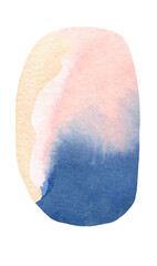 watercolor stain brush stroke frame isolated on white background,watercolor png file clipart