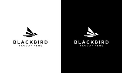 Blackbird Modern abstract Elegant Stock Vector