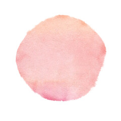 pink and orange watercolor stain brush stroke frame isolated on white background,watercolor png file clipart