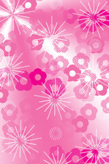 pink floral background