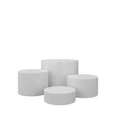 Display podium minimal for product backdrop 3d rendering