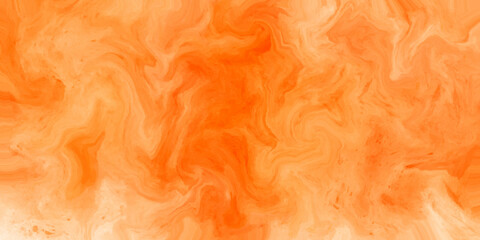 abstract orange Fire flames on red background with Luxurious colorful liquid marble surfaces design. Abstract color acrylic pours liquid marble surface design. Beautiful fluid abstract paint backdrop.