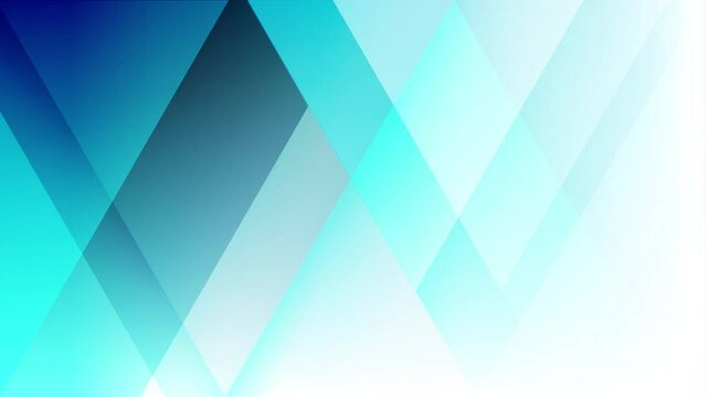Abstract blue triangle light and shade creative technology motion background. Video animation Ultra HD 4k footage.