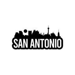 Fototapeta premium San Antonio Bold Skyline