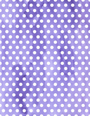 Purple Watercolor Polka Dot Background