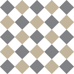 seamless pattern with squares brown and gray
