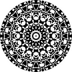 Mandala ornamental round lace ornament