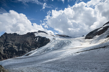 glacier of Steingletscher in the Bernese Alps