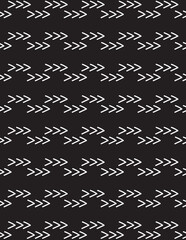 Black and White Doodle Background