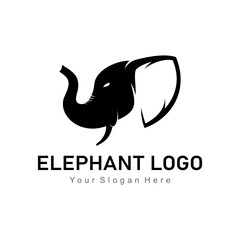 elephant logo design