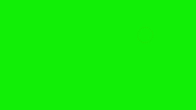 Fireworks background 4K animation ( colorful version ). Green background for chroma key use.