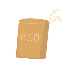 Eco package. Vector. Ecology concept, recycling