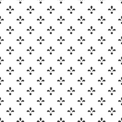 Royal mantle texture. Lily seamless pattern. Gold strokes or seeds on white background. King symmetric background. Golden rhombus pattern. Geometric seamless texture.