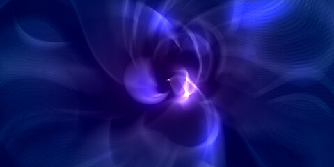 Abstract space background. Plasma and electricity