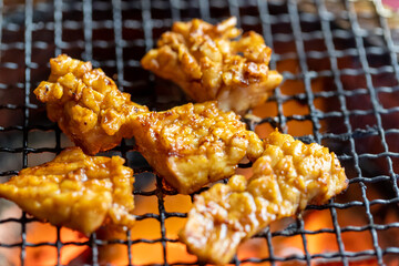 牛ホルモンミノ焼き