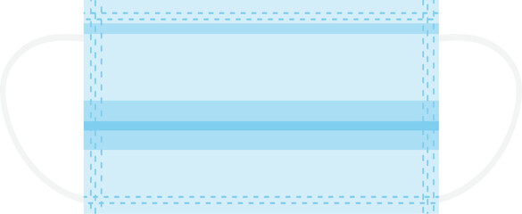 Surgical mask VECTOR ILLUSTRATION. IMAGE OR CLIP ART.