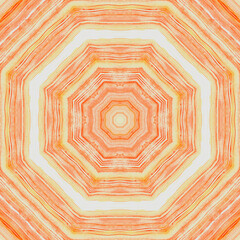 Abstract watercolor seamless pattern, cage, kaleidoscope